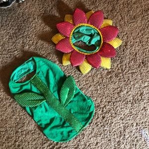 flower dog costume